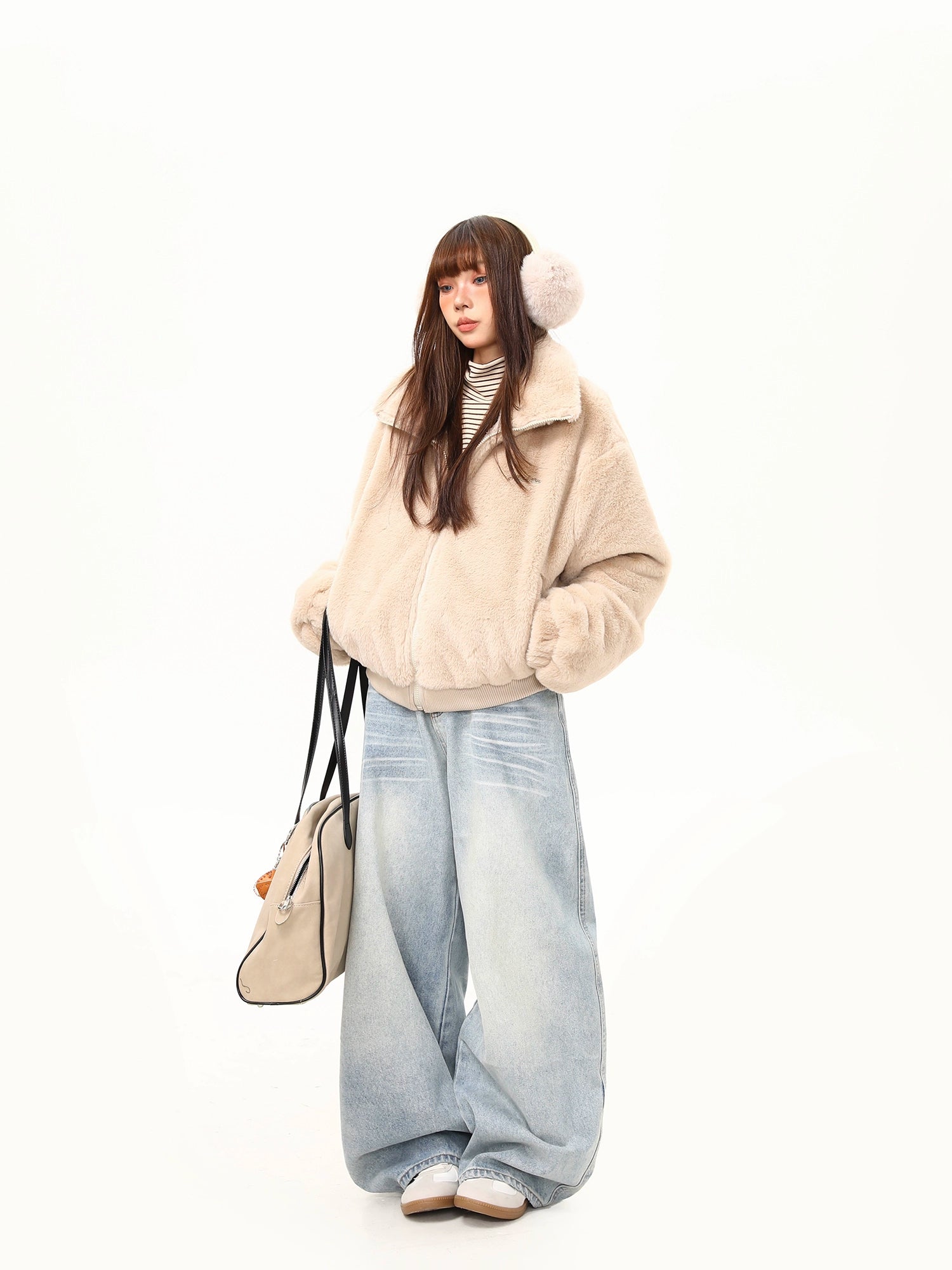 Marshmallow Cloud Fleece Zip Jacket