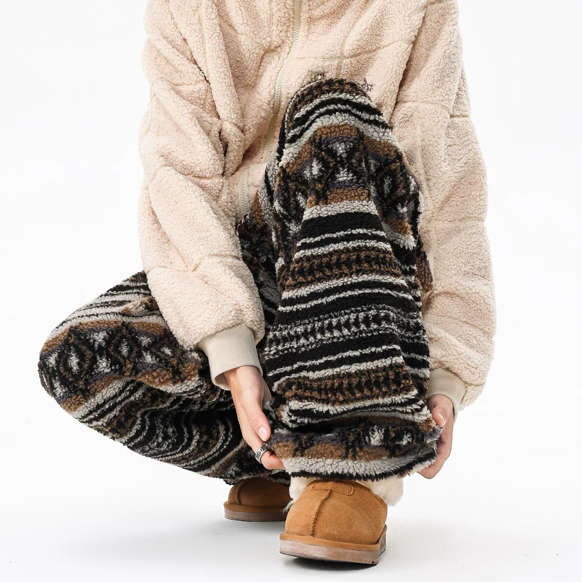 Ember Fairisle Fuzzy Lounge Pants