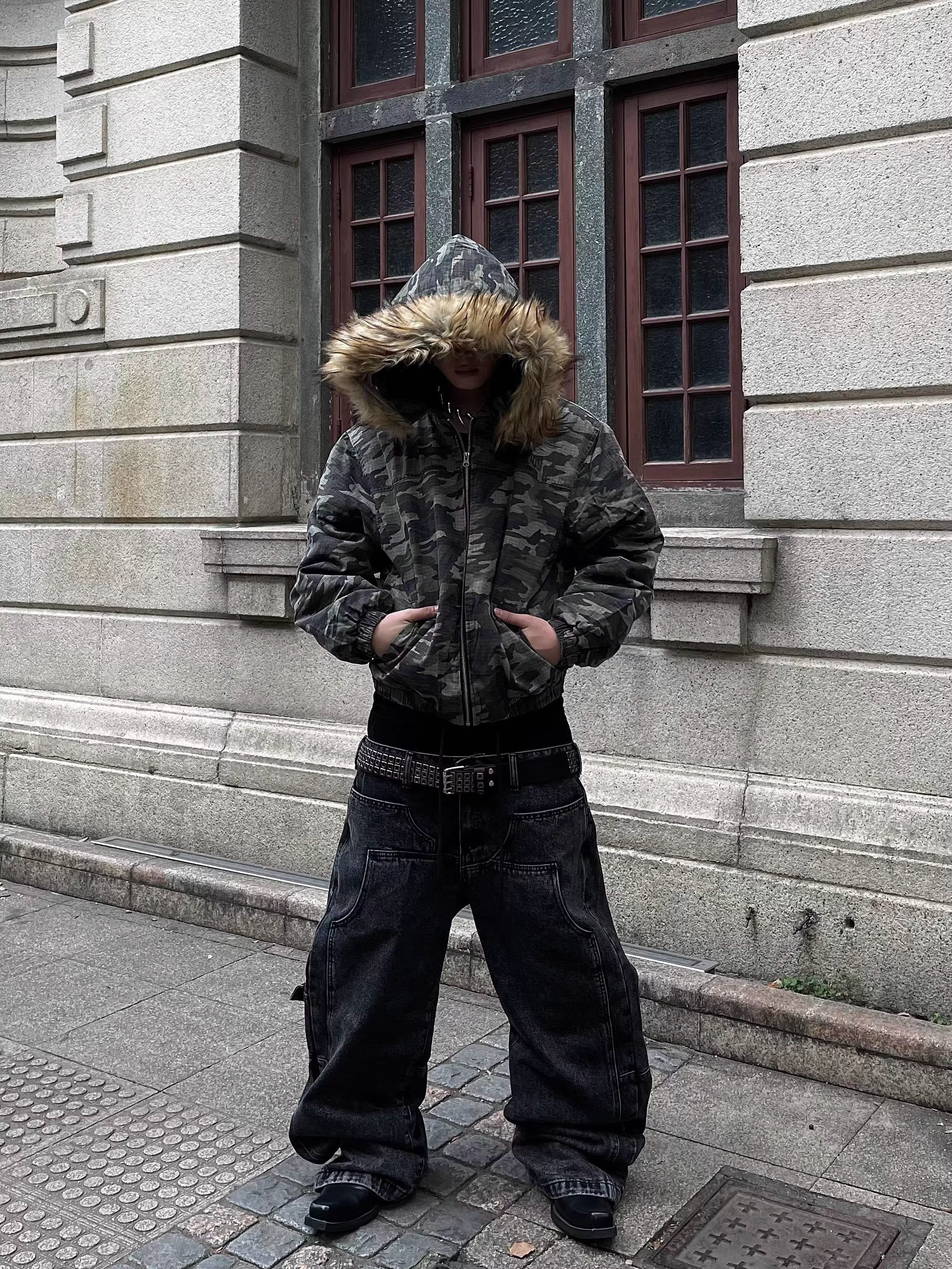 Camo Arctic Faux Fur Parka