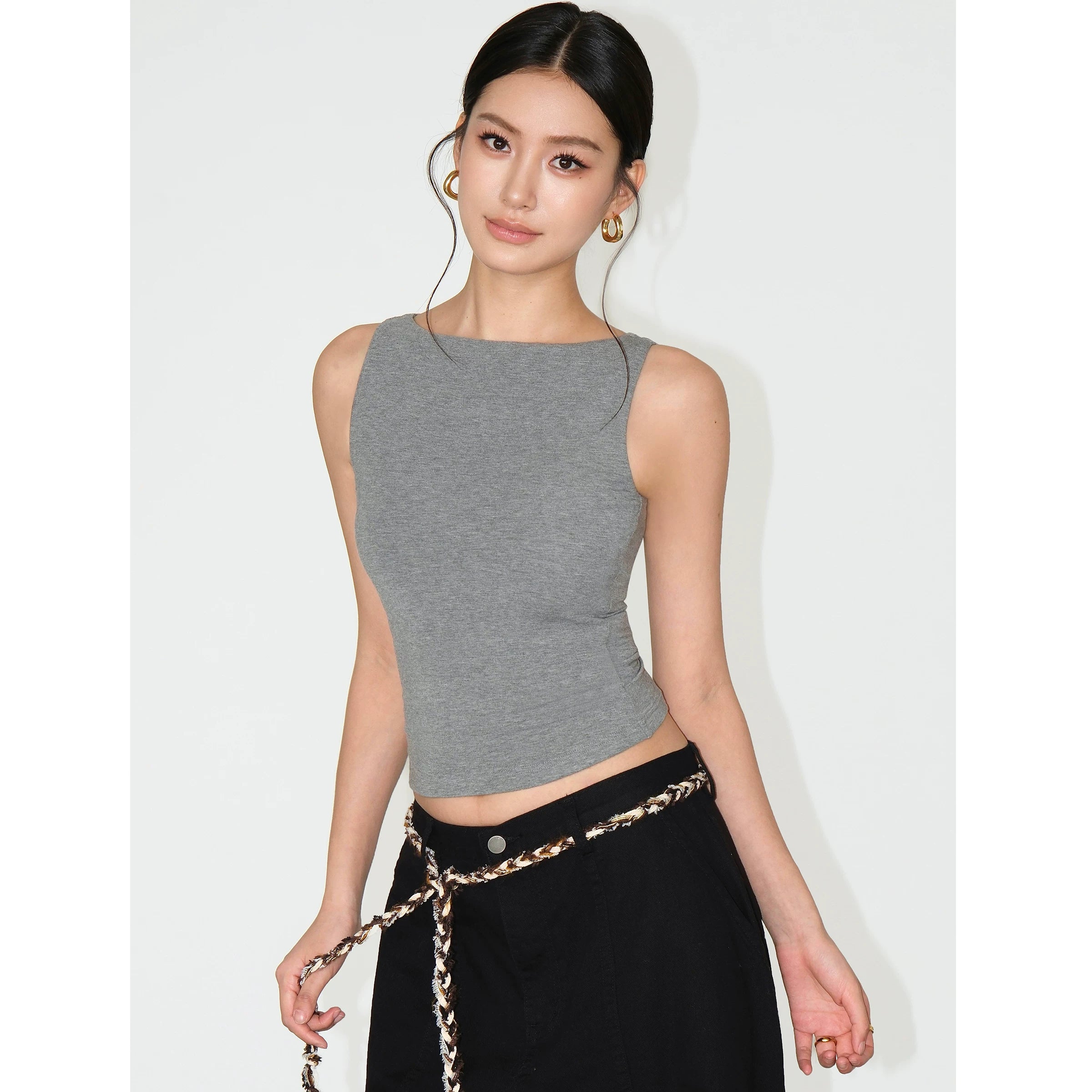 Contour Palette Ribbed Crop Tanks