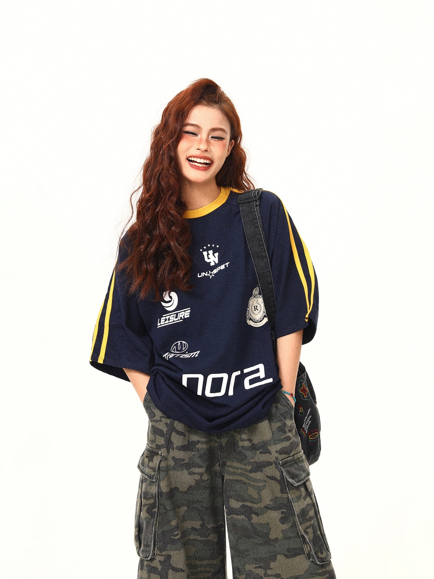 Navy Star Sporty Graphic Tee