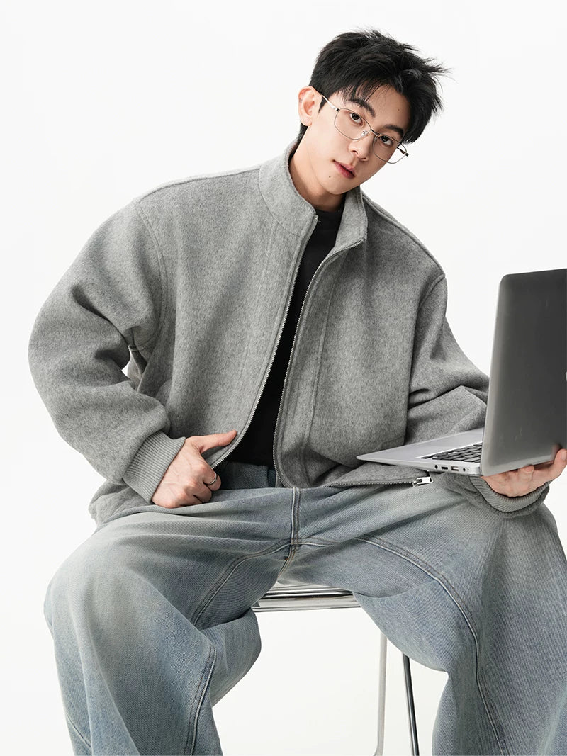 Steelcloud Wool Zip Bomber