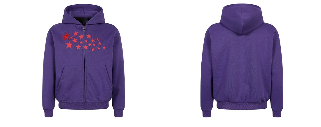 Stellar Drift Zip Hoodie
