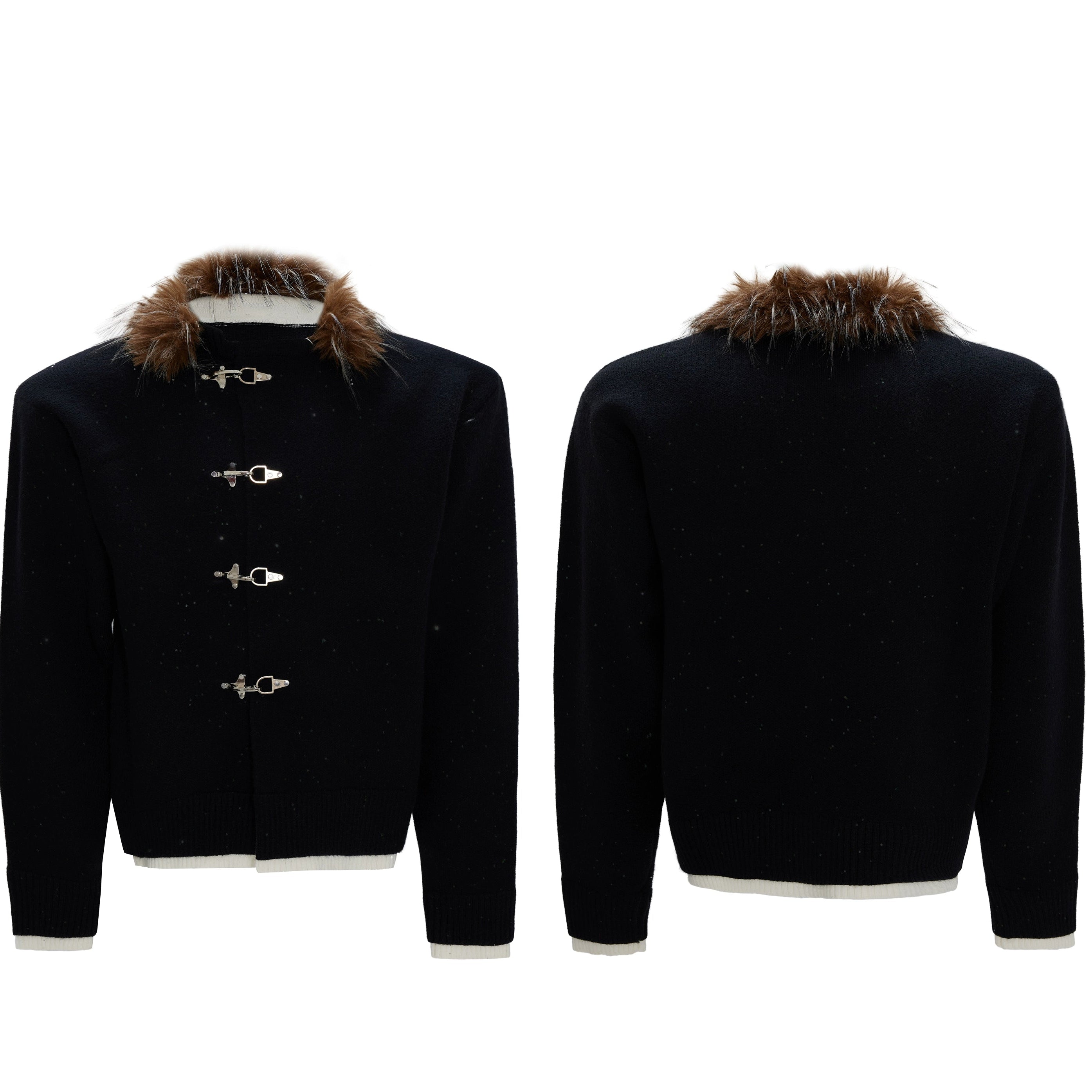 Nordic Toggle Fur Collar Jacket