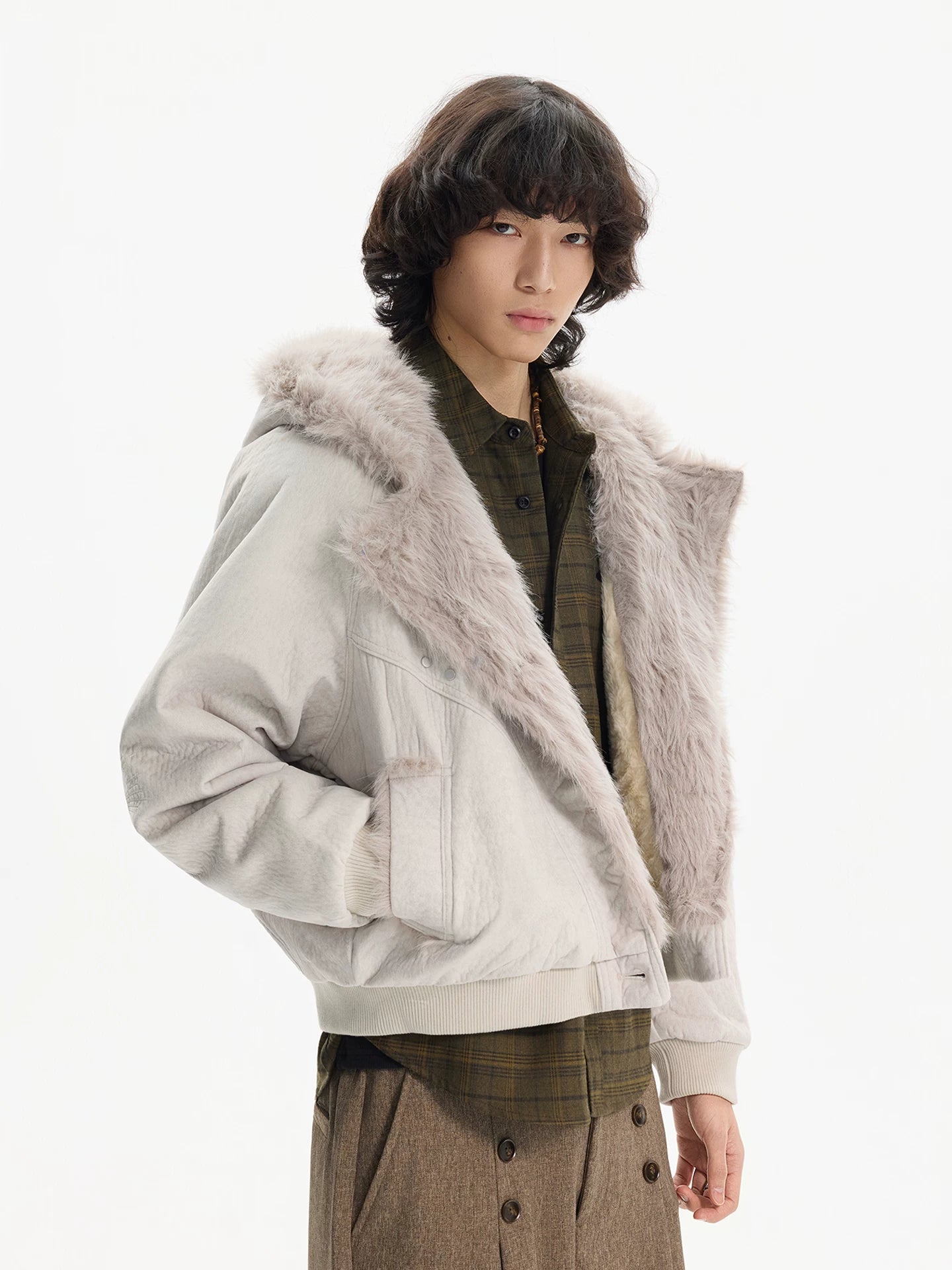 Arctic Shadow Fur Jacket