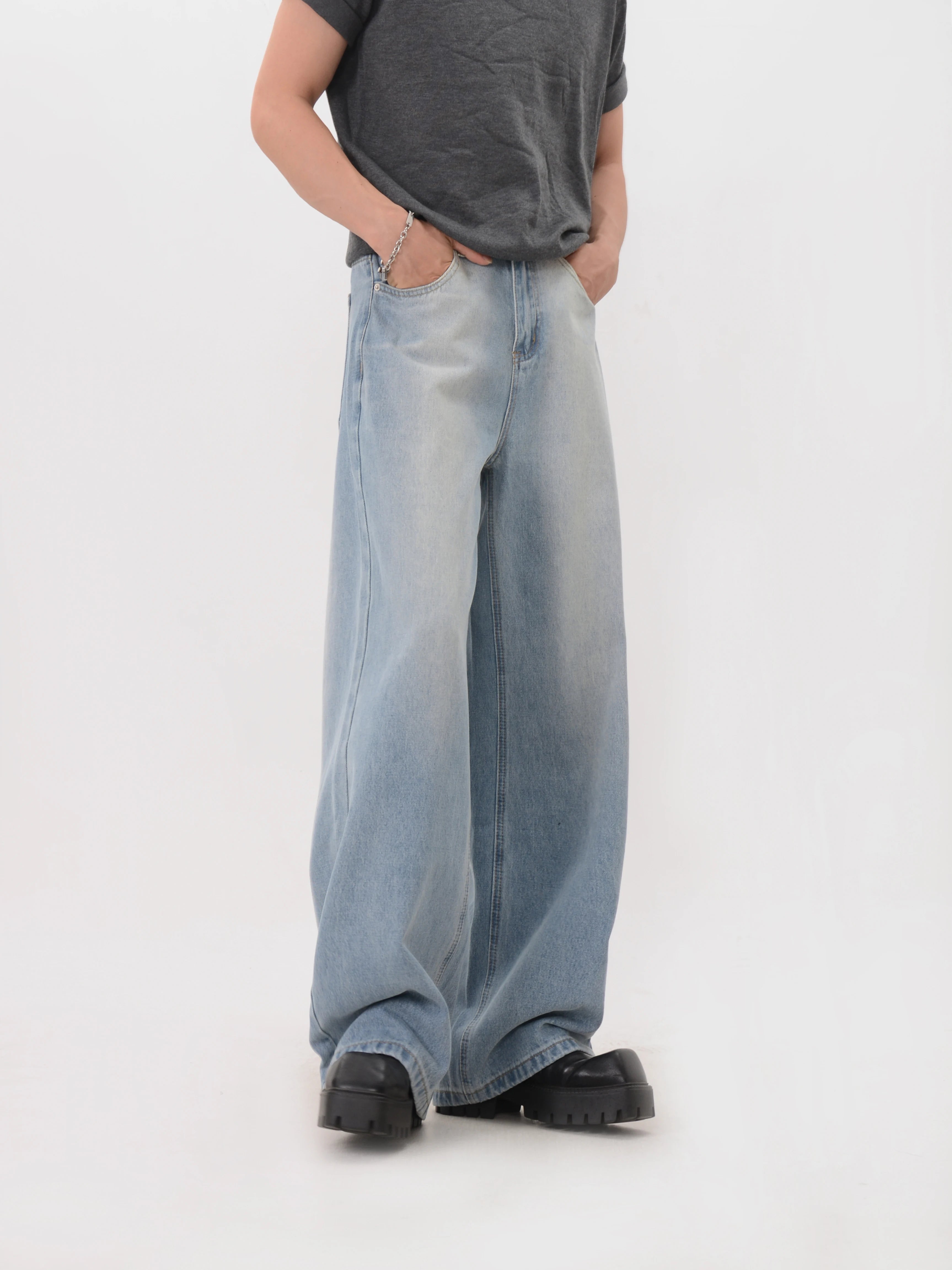 Skyfade Wide Leg Denim