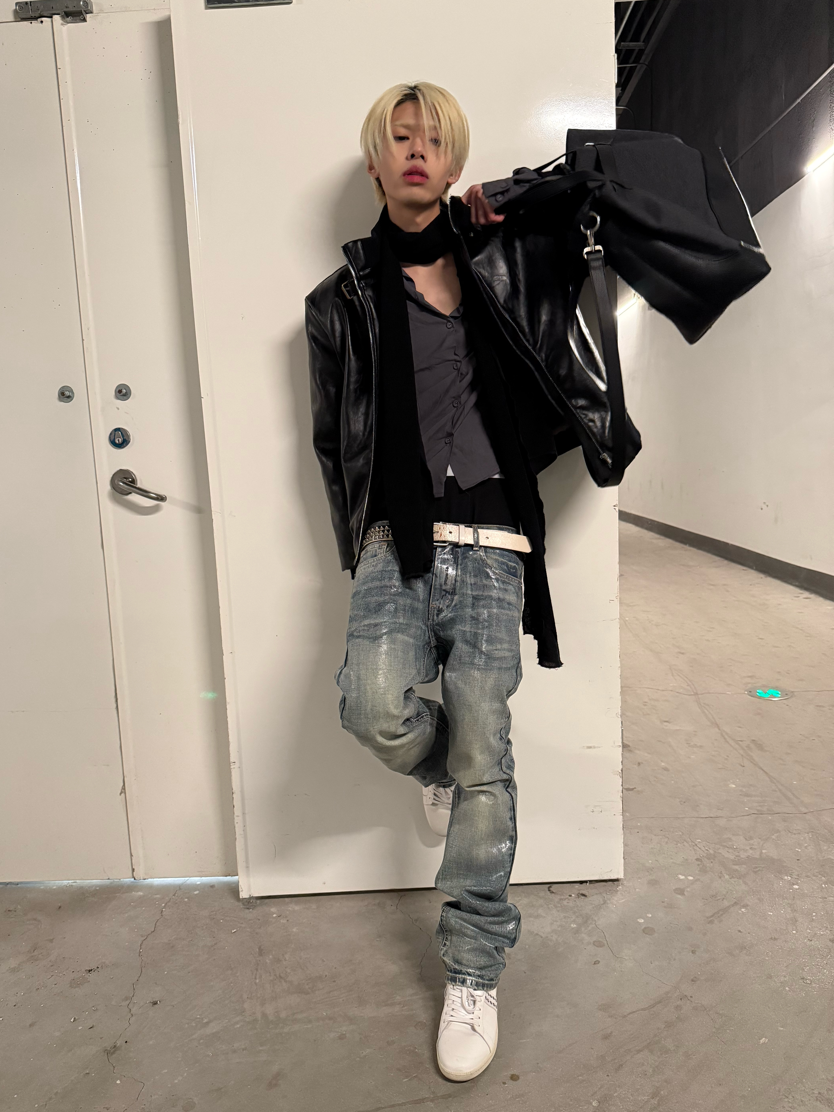 Ice Fade Vintage Wash Straight Jeans