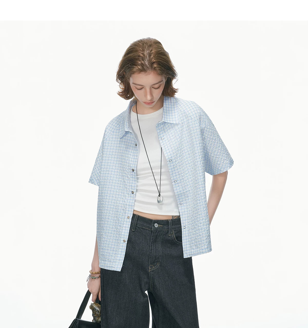 Pastel Check Breeze Short-Sleeve Shirt
