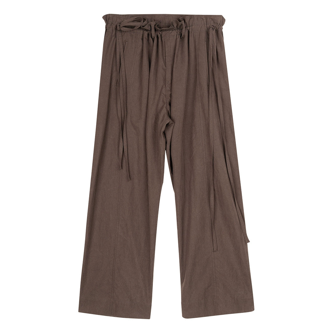 Six-Pocket Pleated Kendo Pants