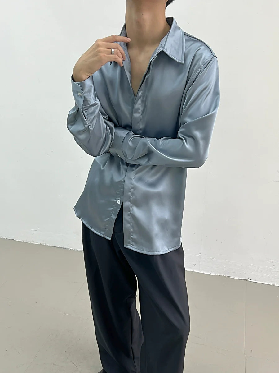 Eclipse Satin Relaxed Shirt