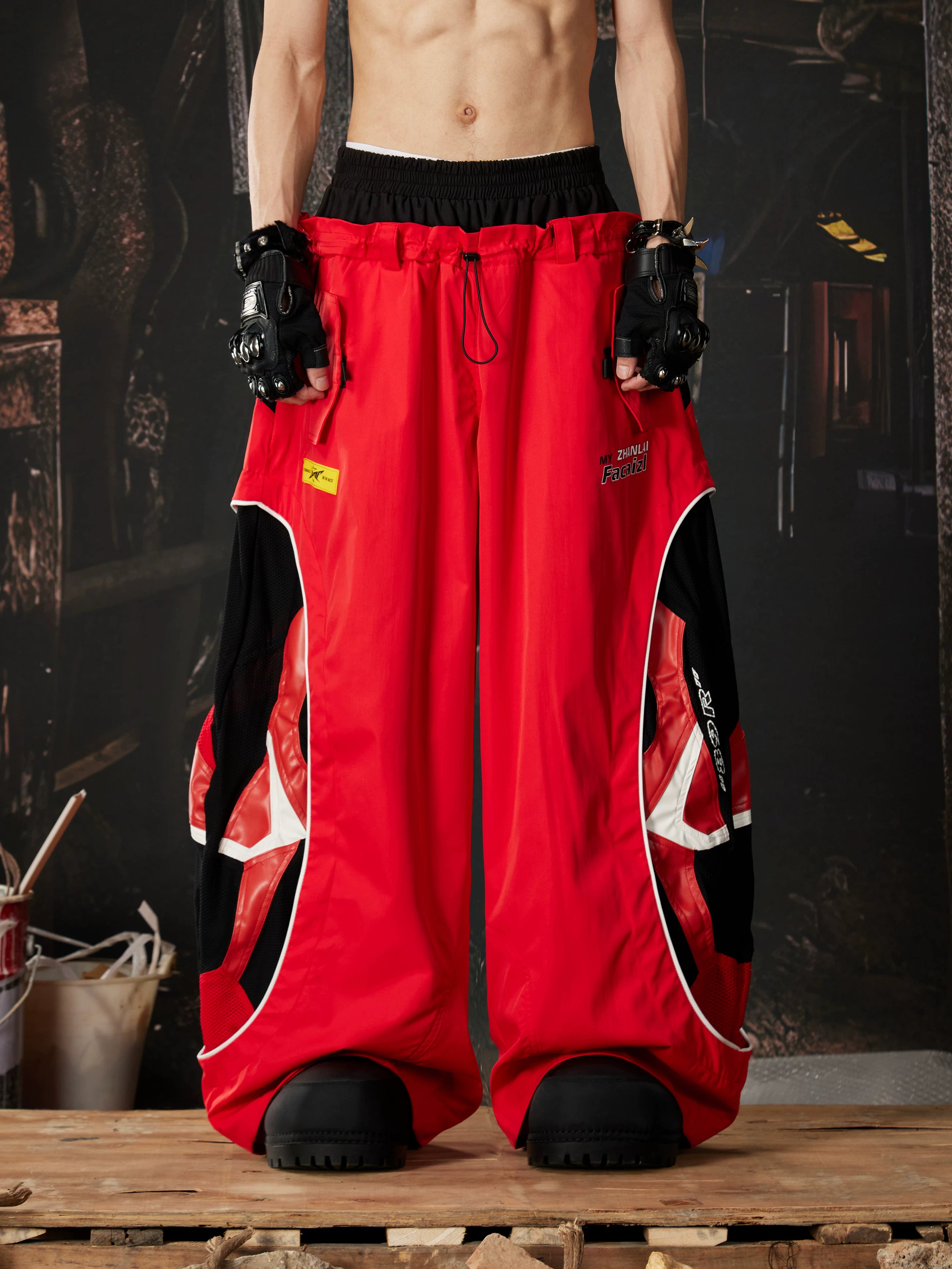 Razorflare Red Turbo Track Pants