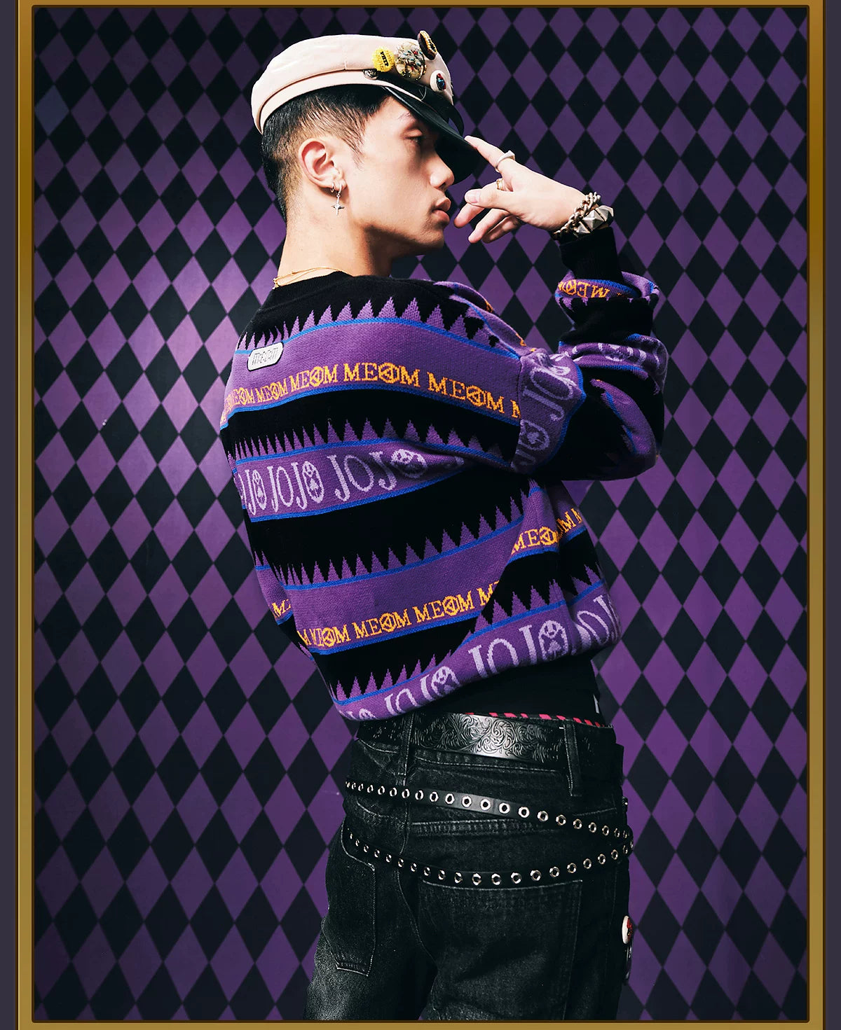 Violet Cipher Knit Sweater