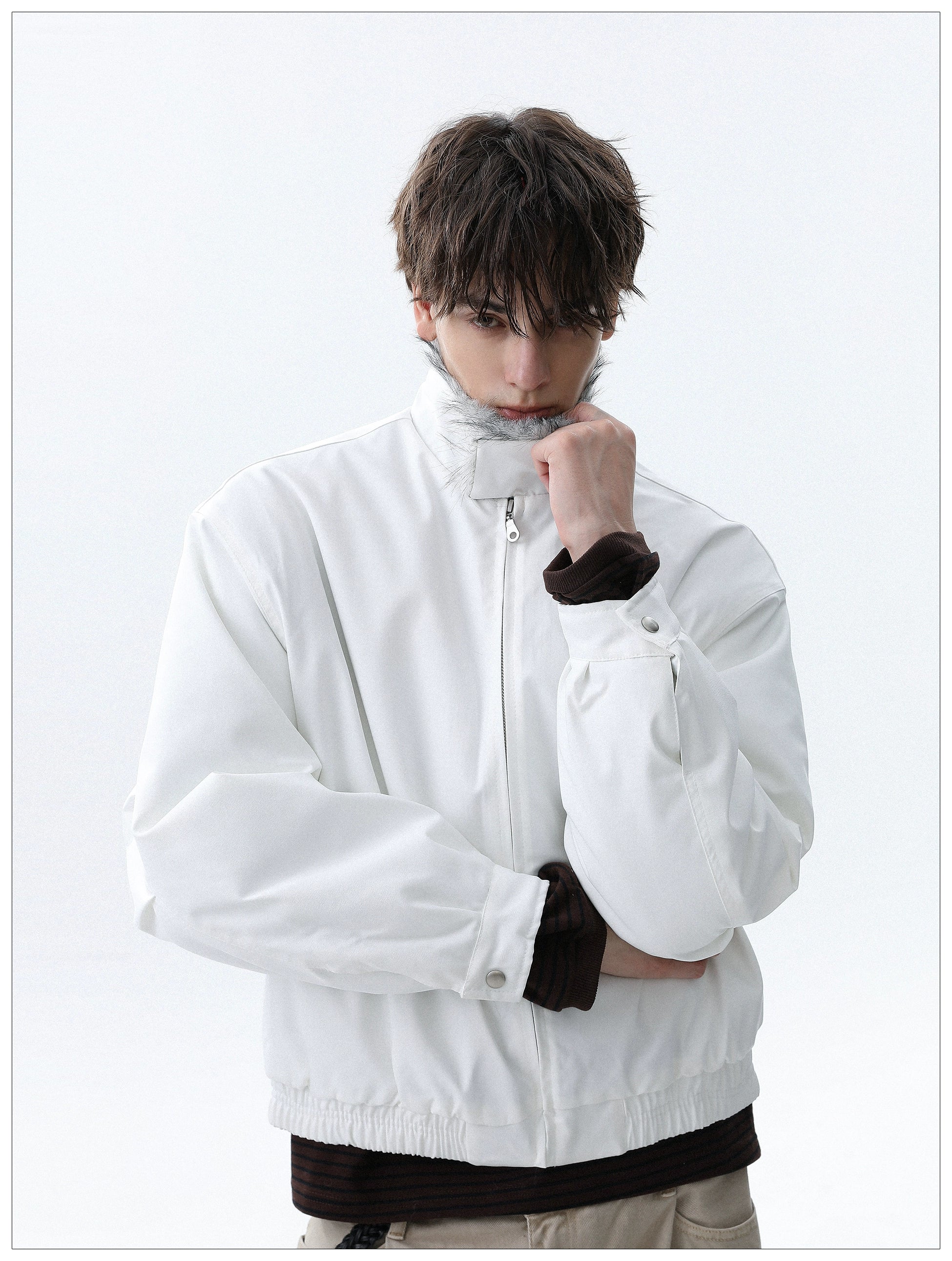 Frost Edge Faux Fur Lined Jacket