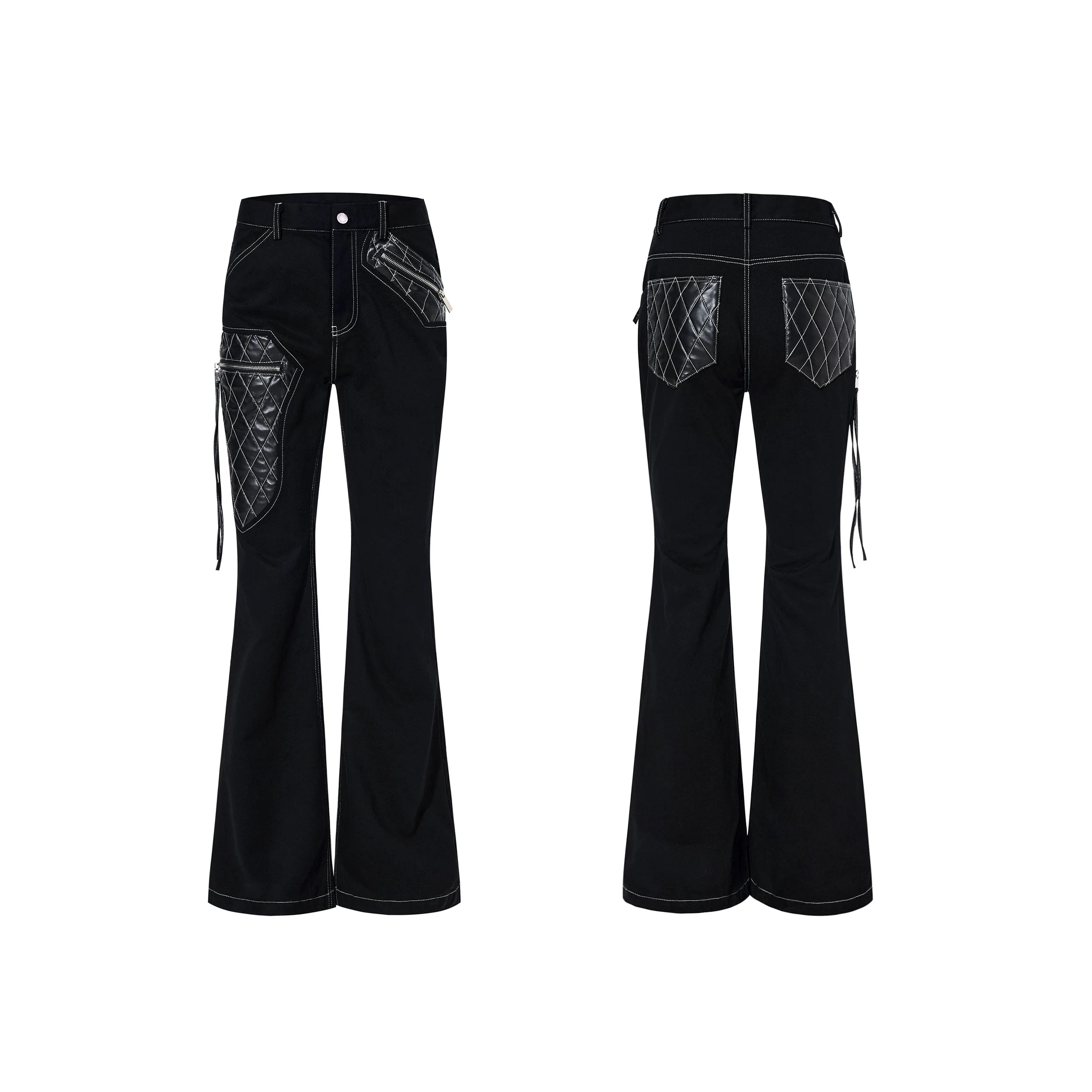 Midnight Lattice Harness Cargo Pants