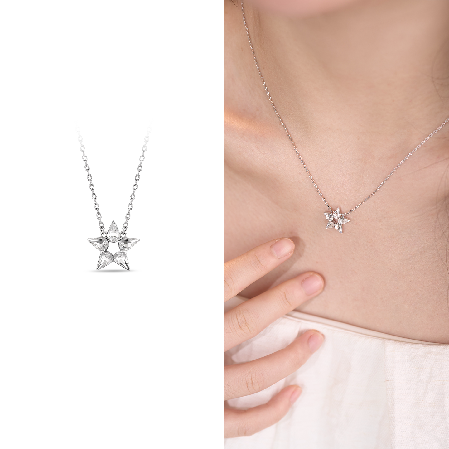 Falling Star Y-Drop Necklace - Small