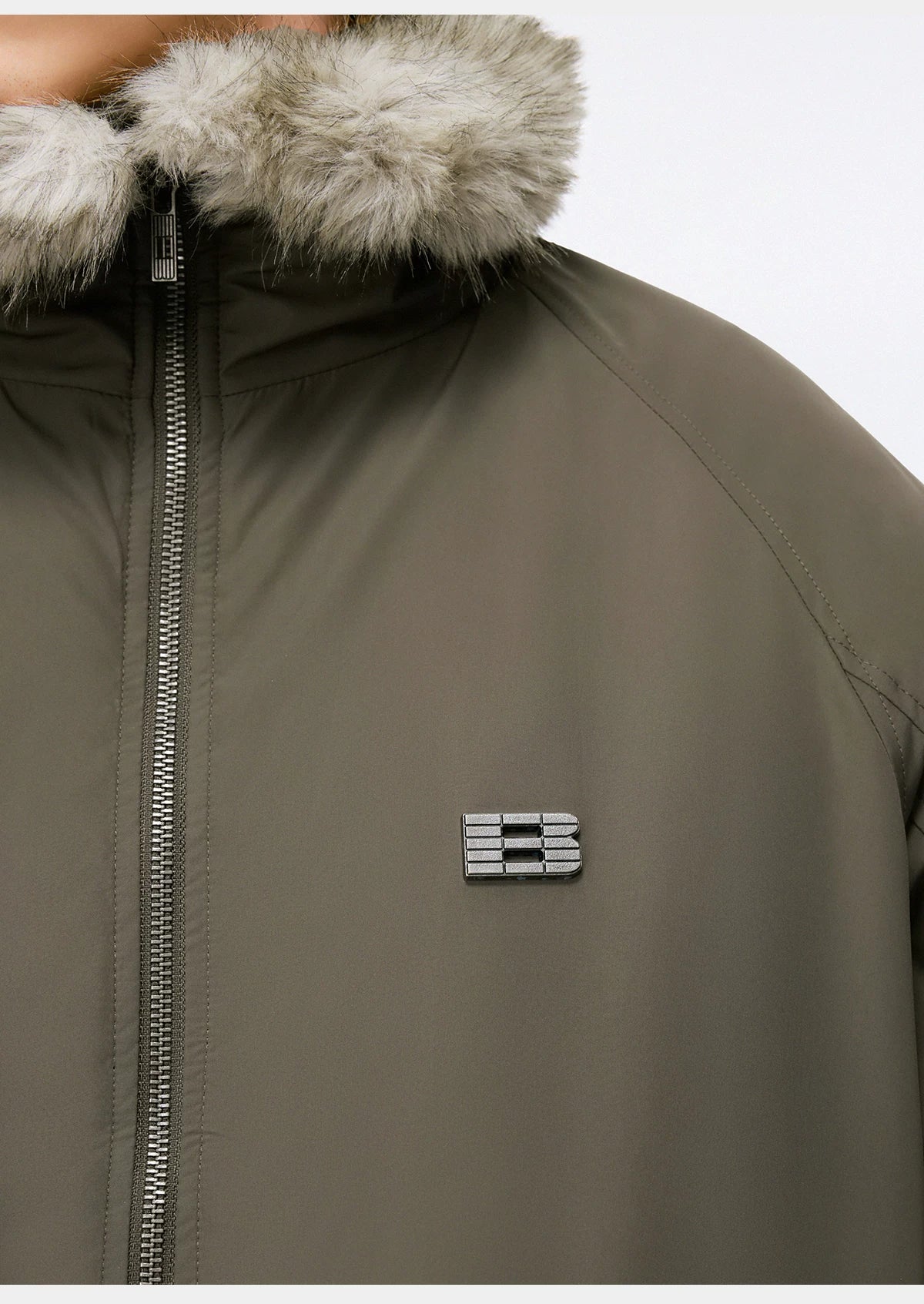 Arctic Haven Faux Fur Collar Jacket