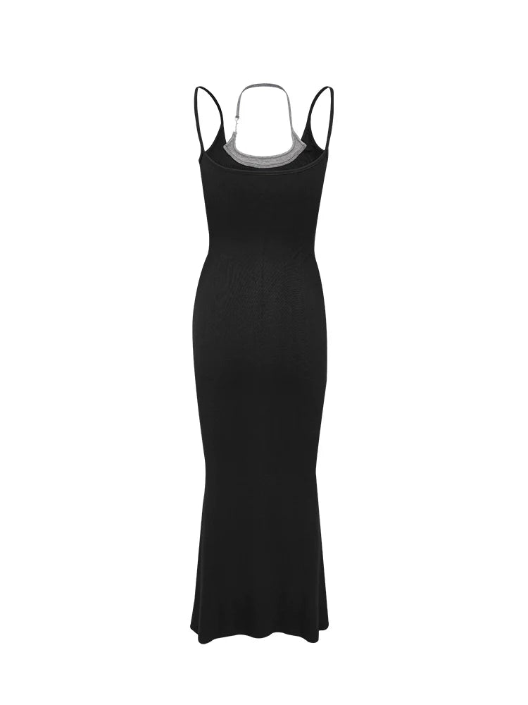 Vestido sin mangas Fodycon Maxi Tank