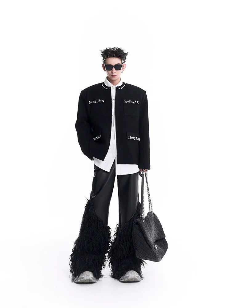 Modern Chanel-Style Jacket with Pearl Details