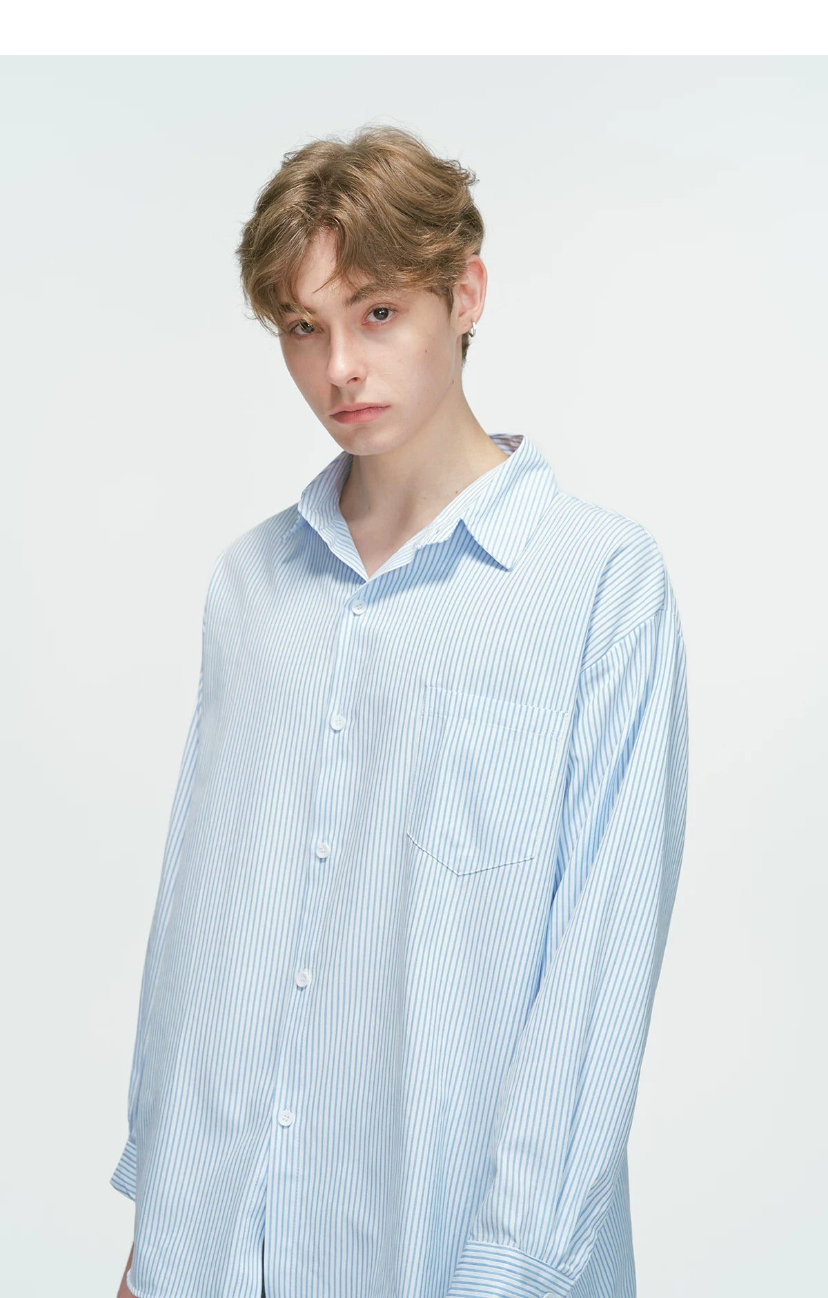 Verde Stripe Breeze Overshirt
