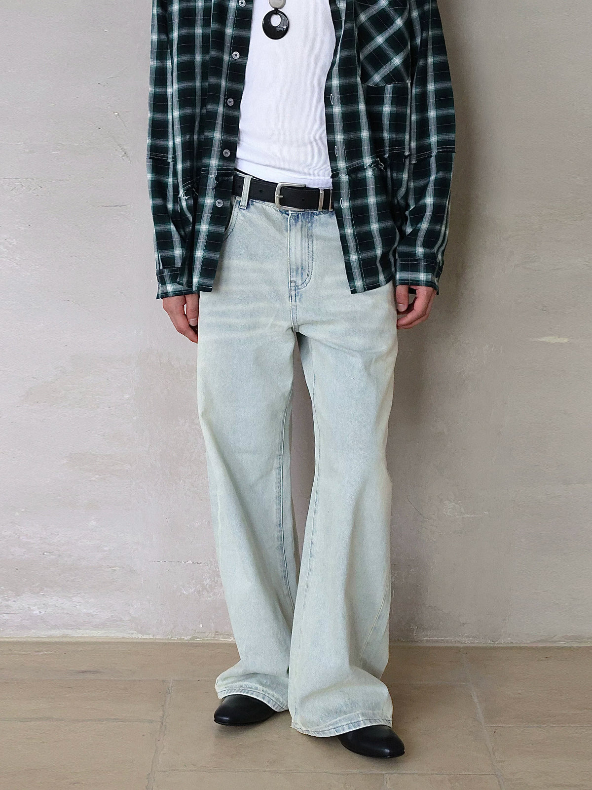 Frostfade Wide-Leg Denim Jeans