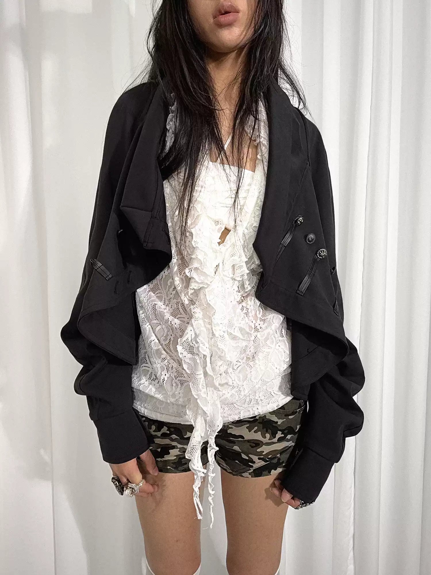 Layered Deconstructed Hoodie