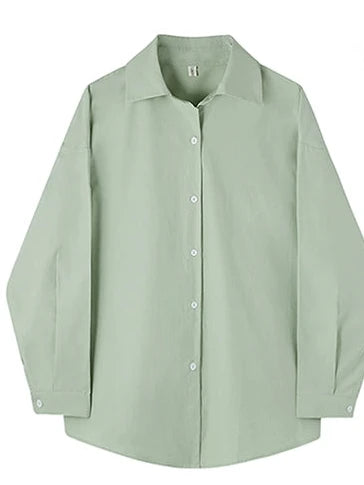 Weißes Button-Down-Hemd im Lagenlook Petite