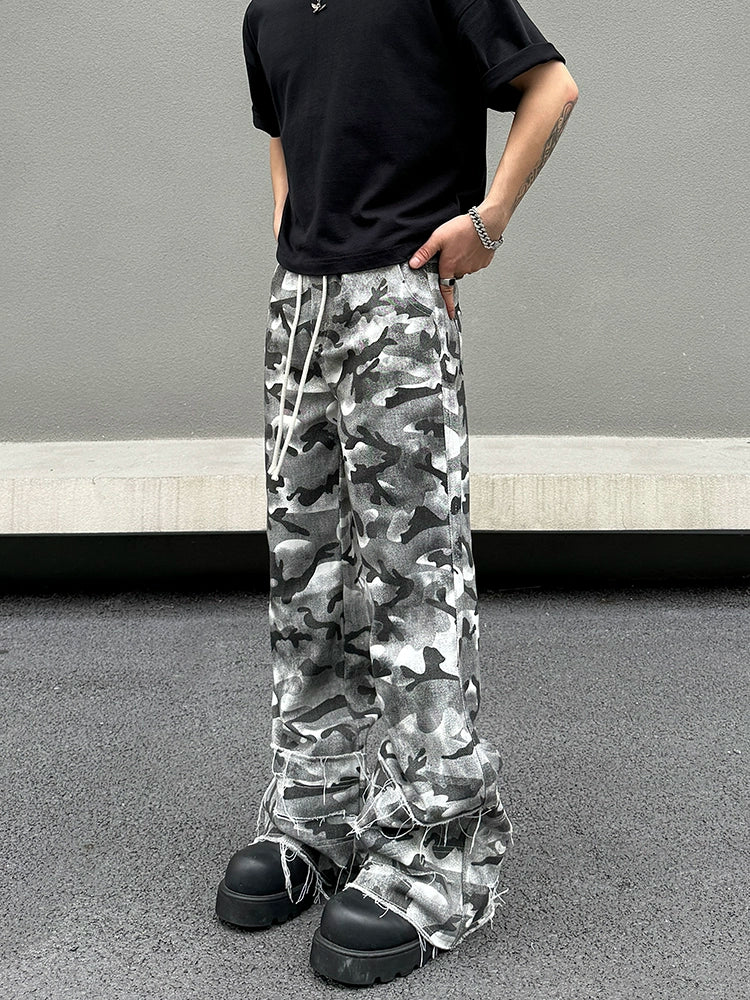 Ghost Camo Slouch Cargo Pants