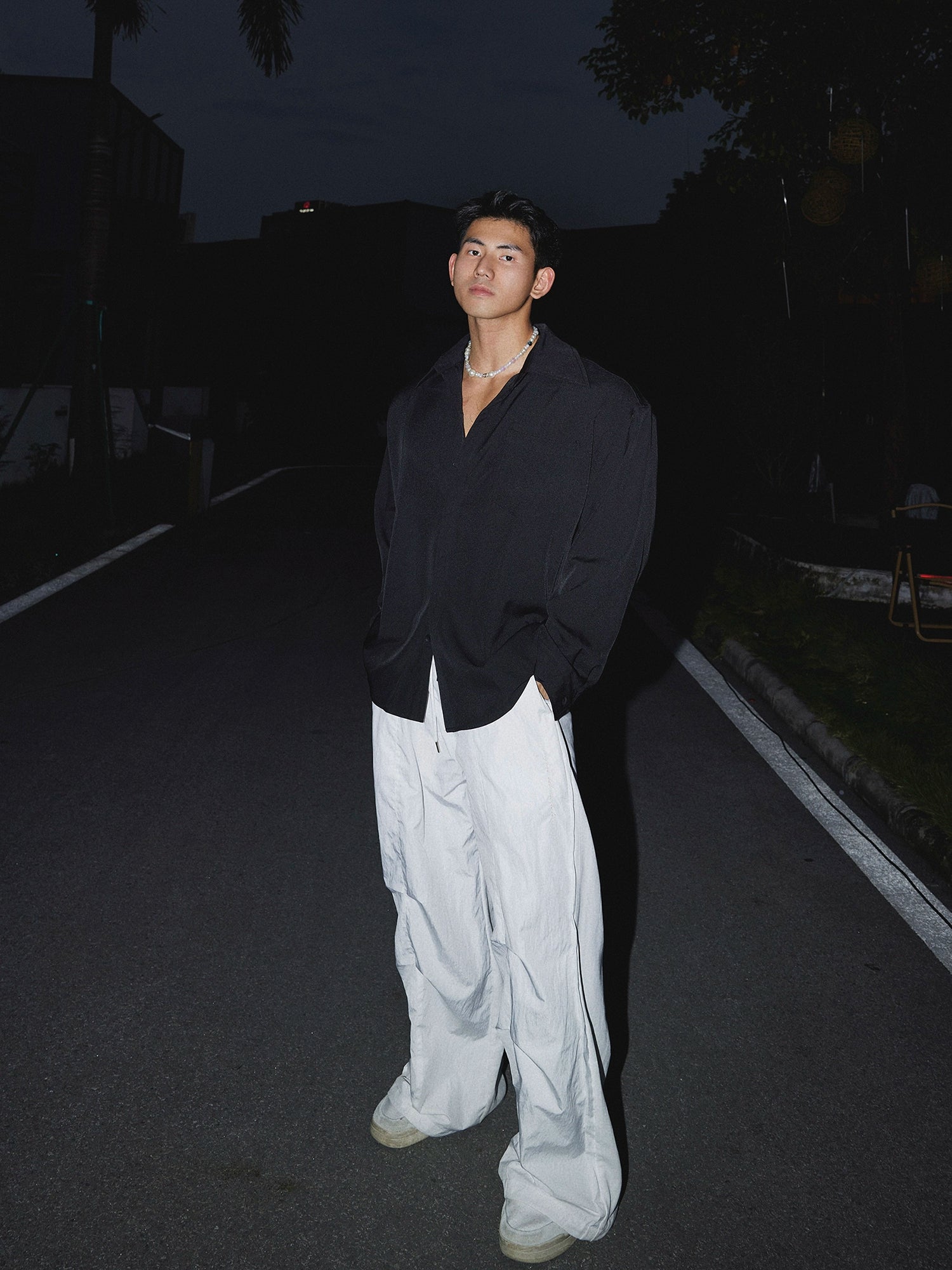 Classic White Oversized Dress Shirt