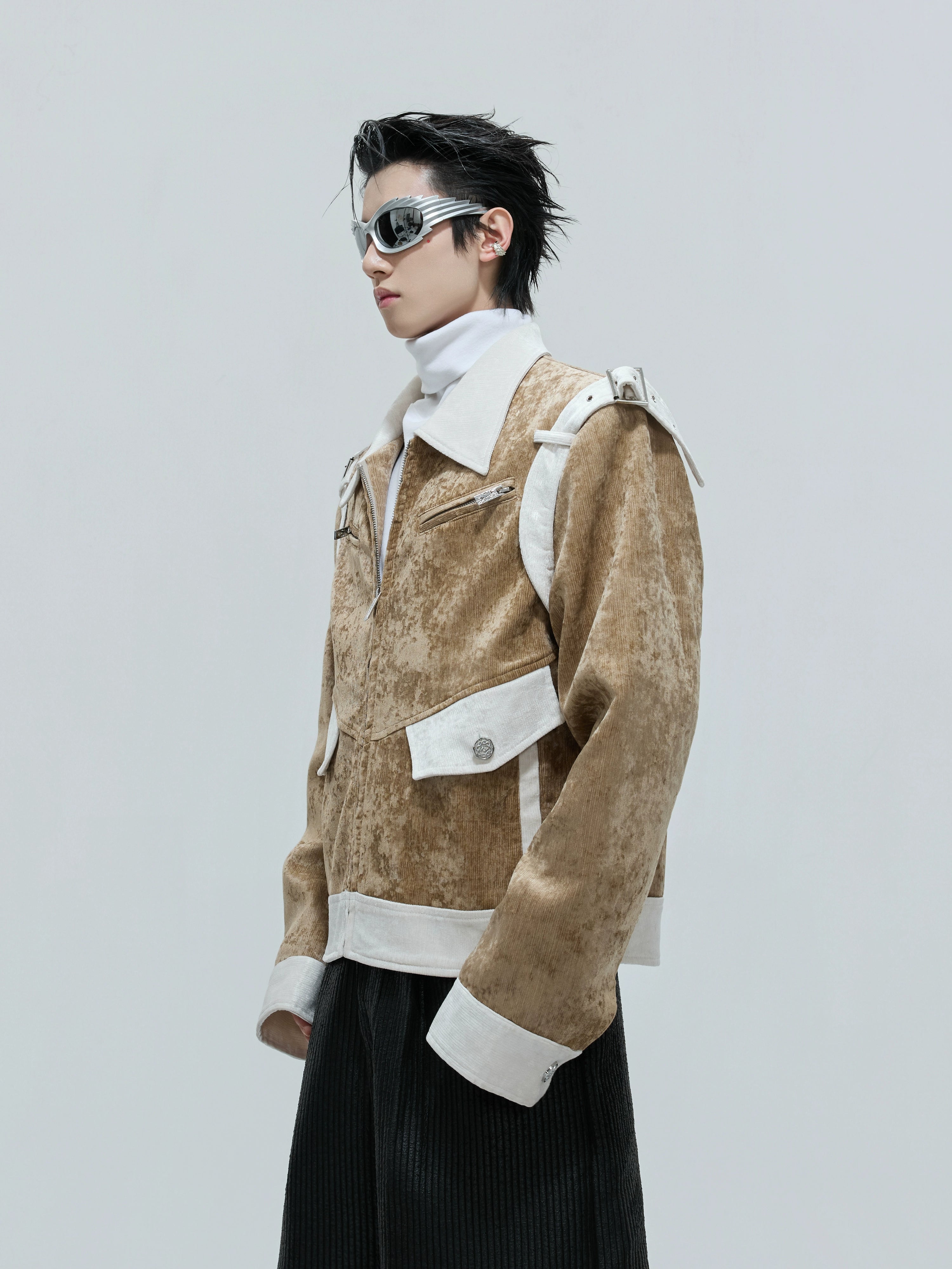 Sandstone Harness Moto Jacket