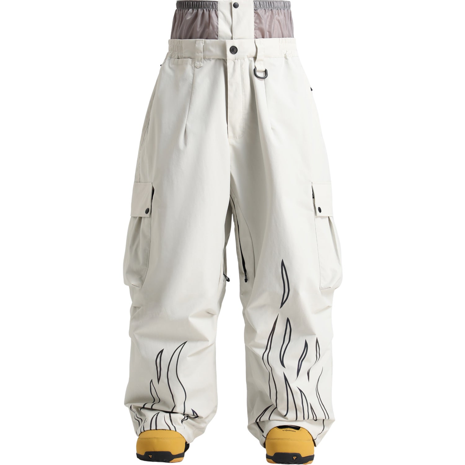 FlareTrace Reflective Cargo Snow Pants
