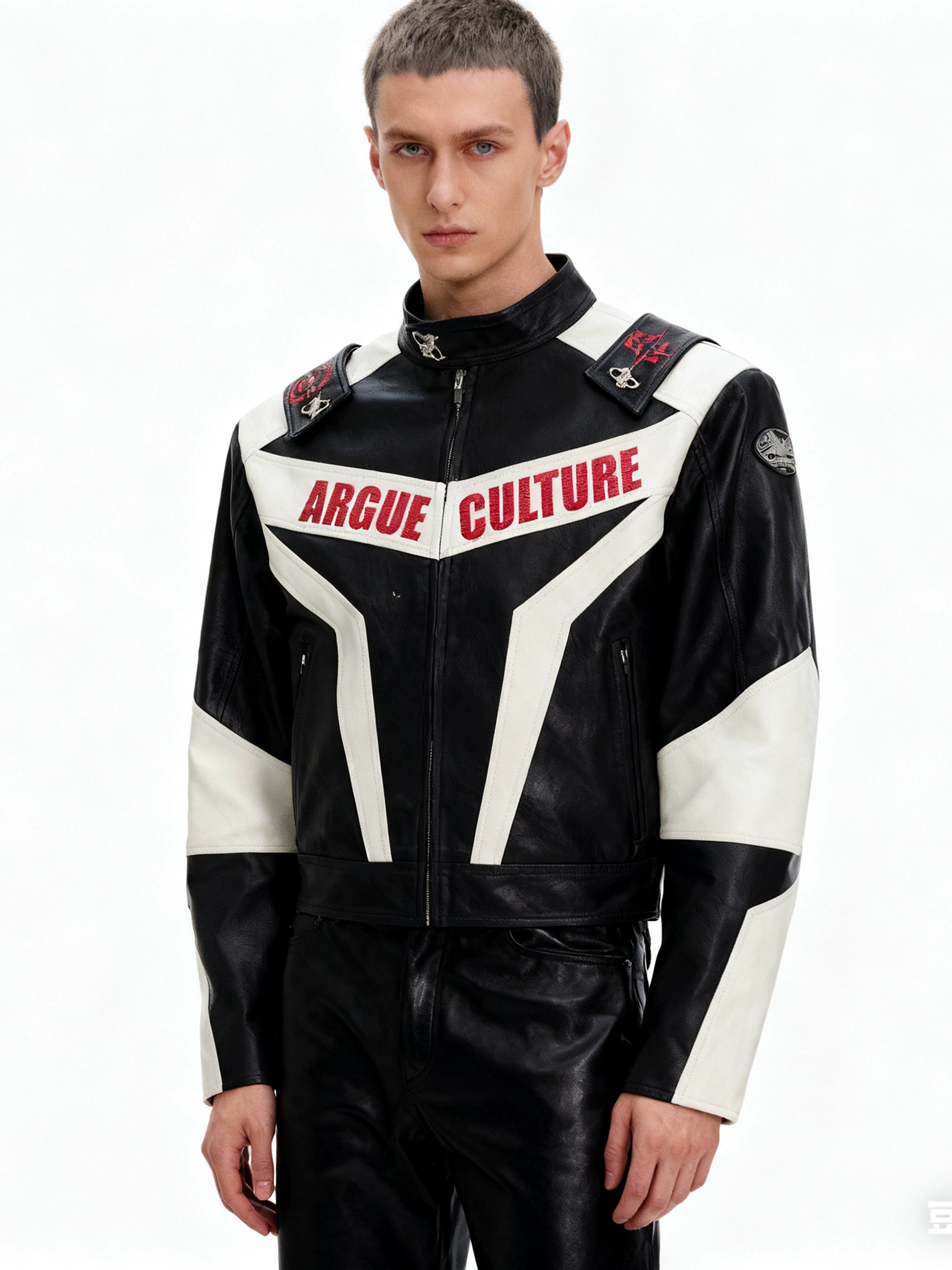 Velocity Stripe Moto Jacket