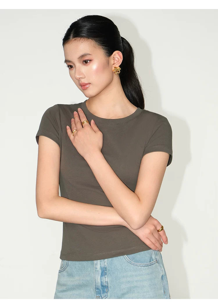 Everyday Sculpt Fitted Crewneck Tee