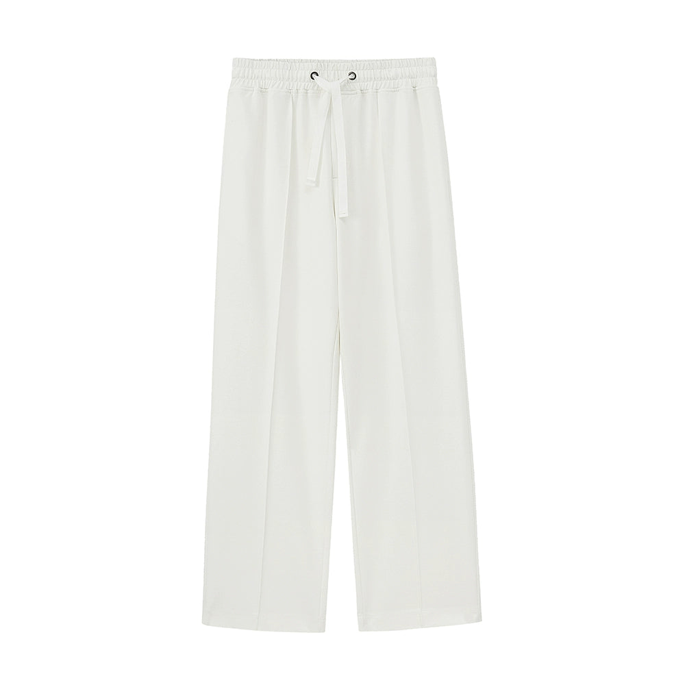 Pantalones completos/cortos de cordón recto