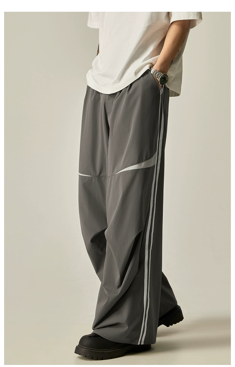 Midnight Stream Double-Stripe Track Pants