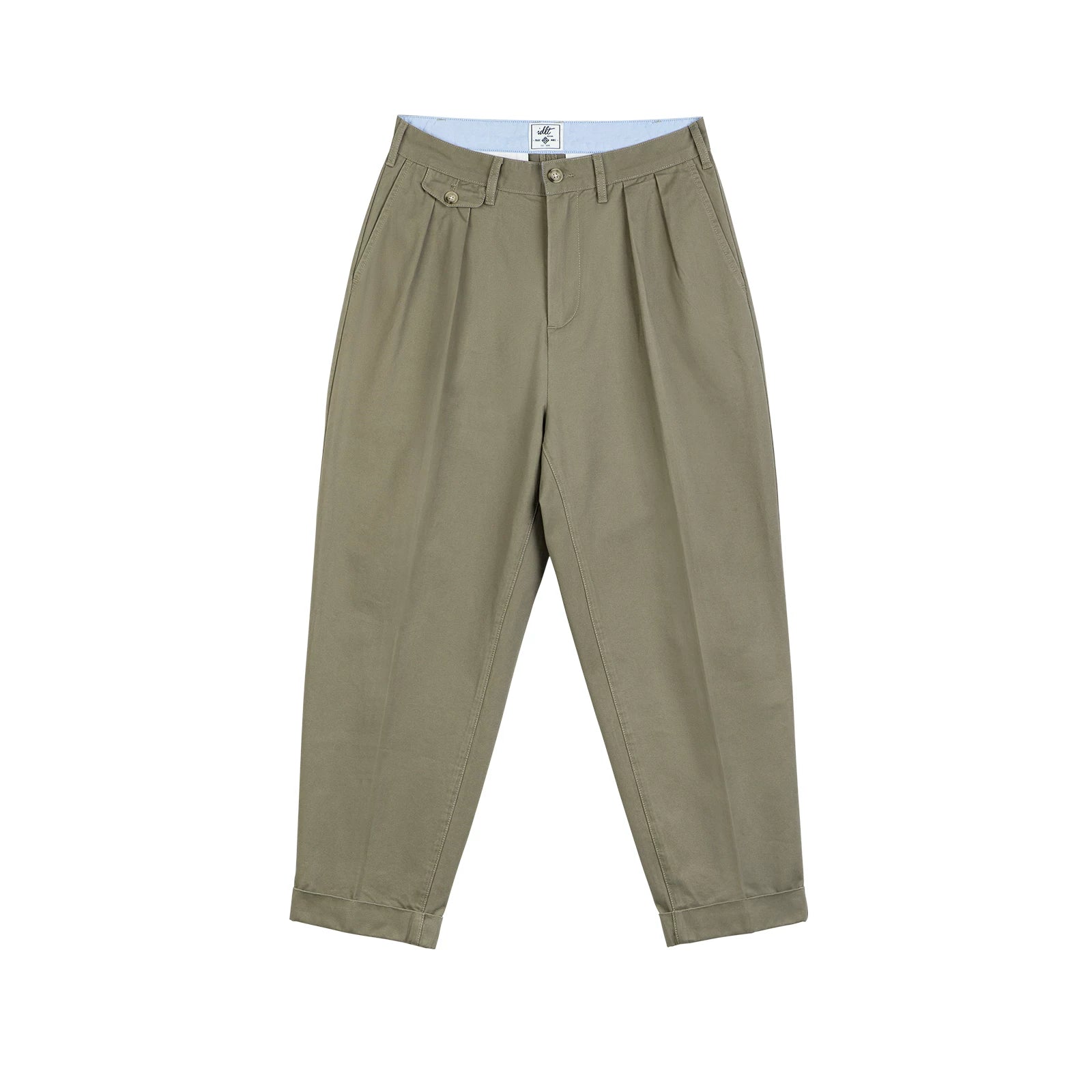 Heritage Taper Pleated Chino Trousers