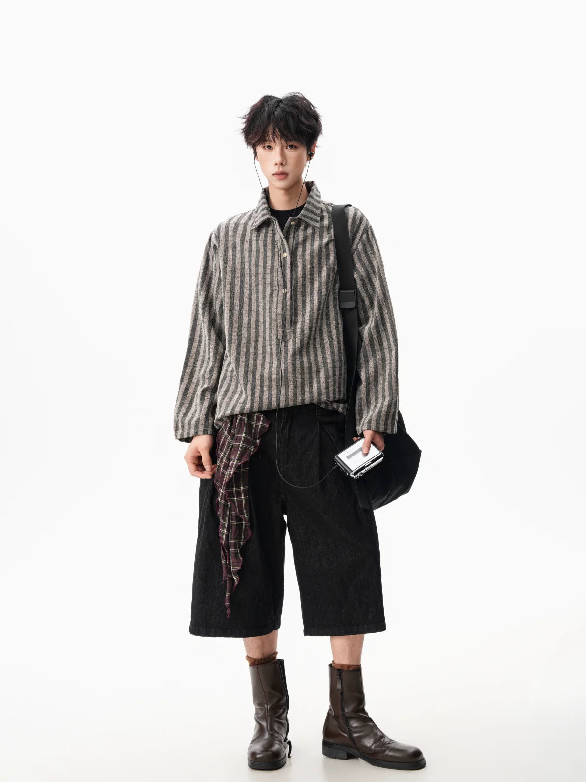 Hazel Loom Textured Stripe Shirt