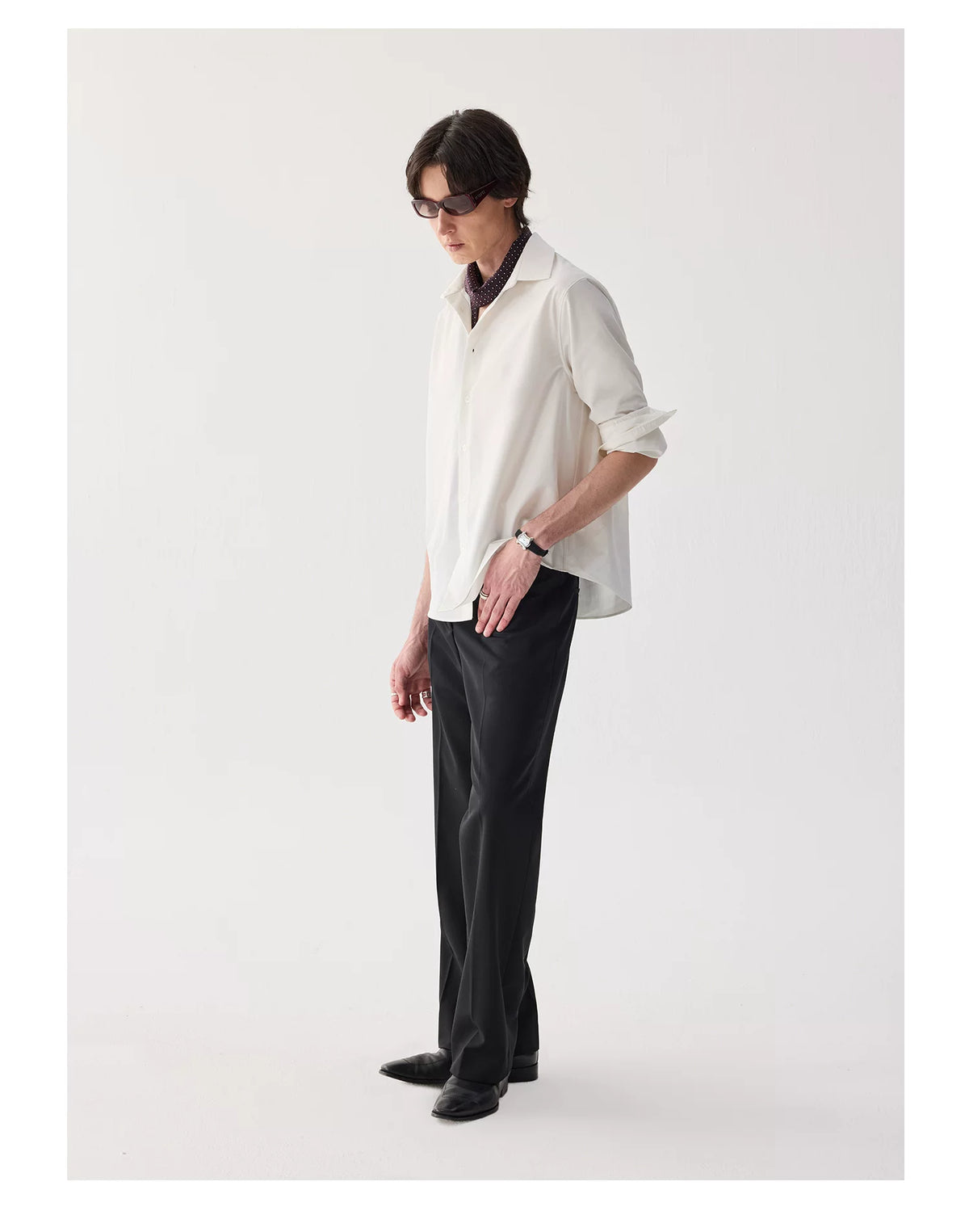 Caspian Minimal Long-Sleeve Shirt
