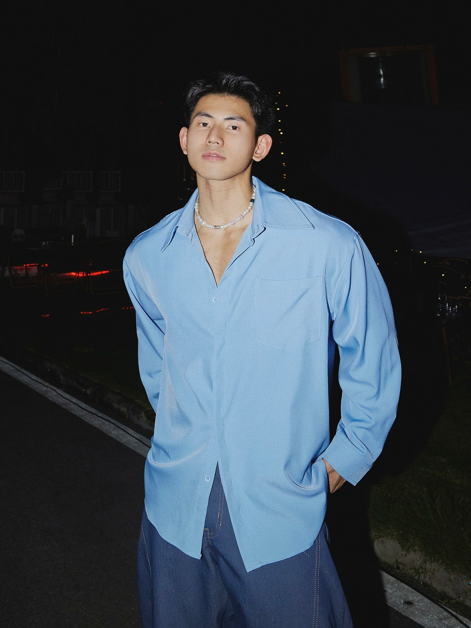 Classic White Oversized Dress Shirt