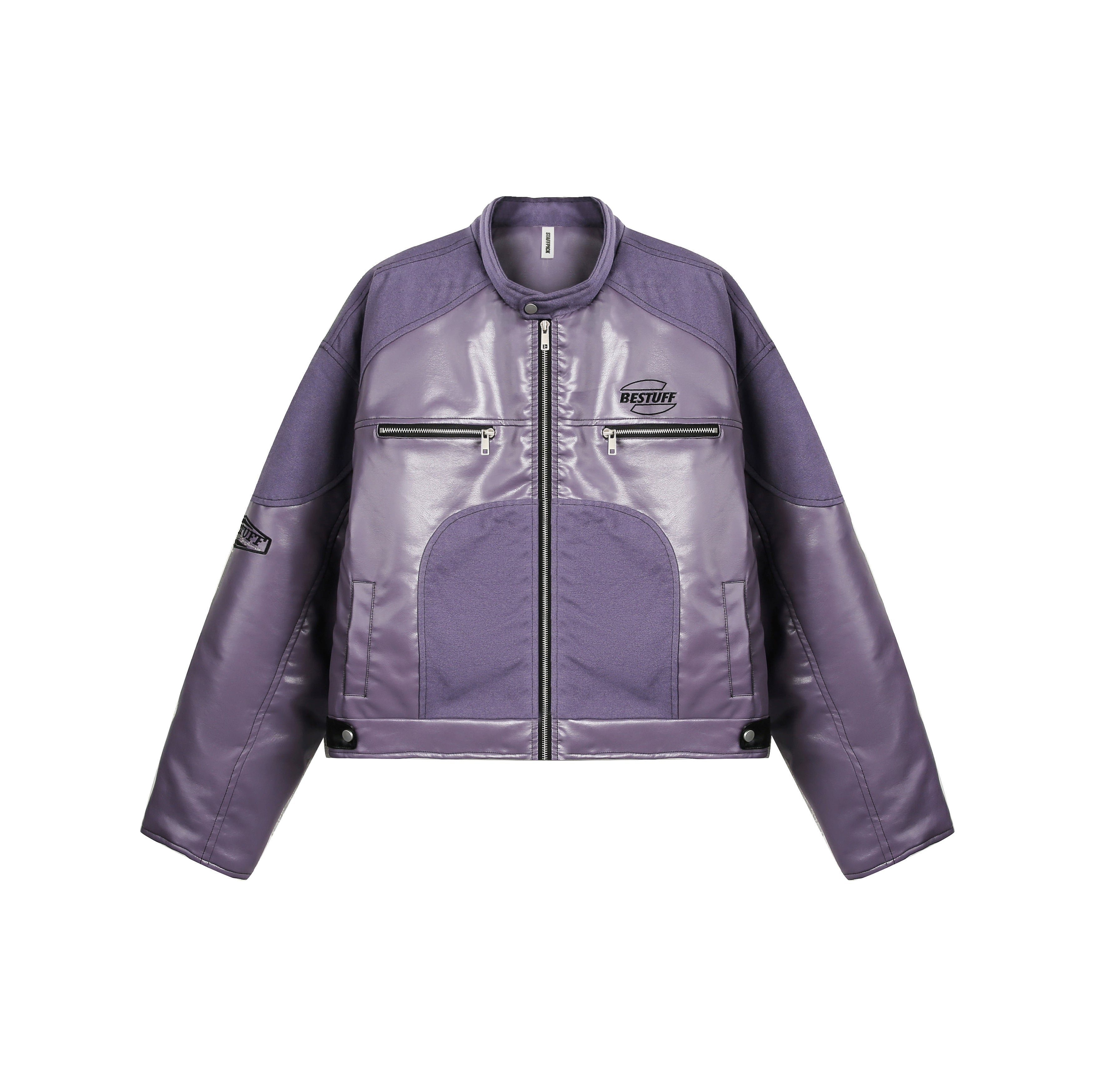 Cropped Moto Jacket
