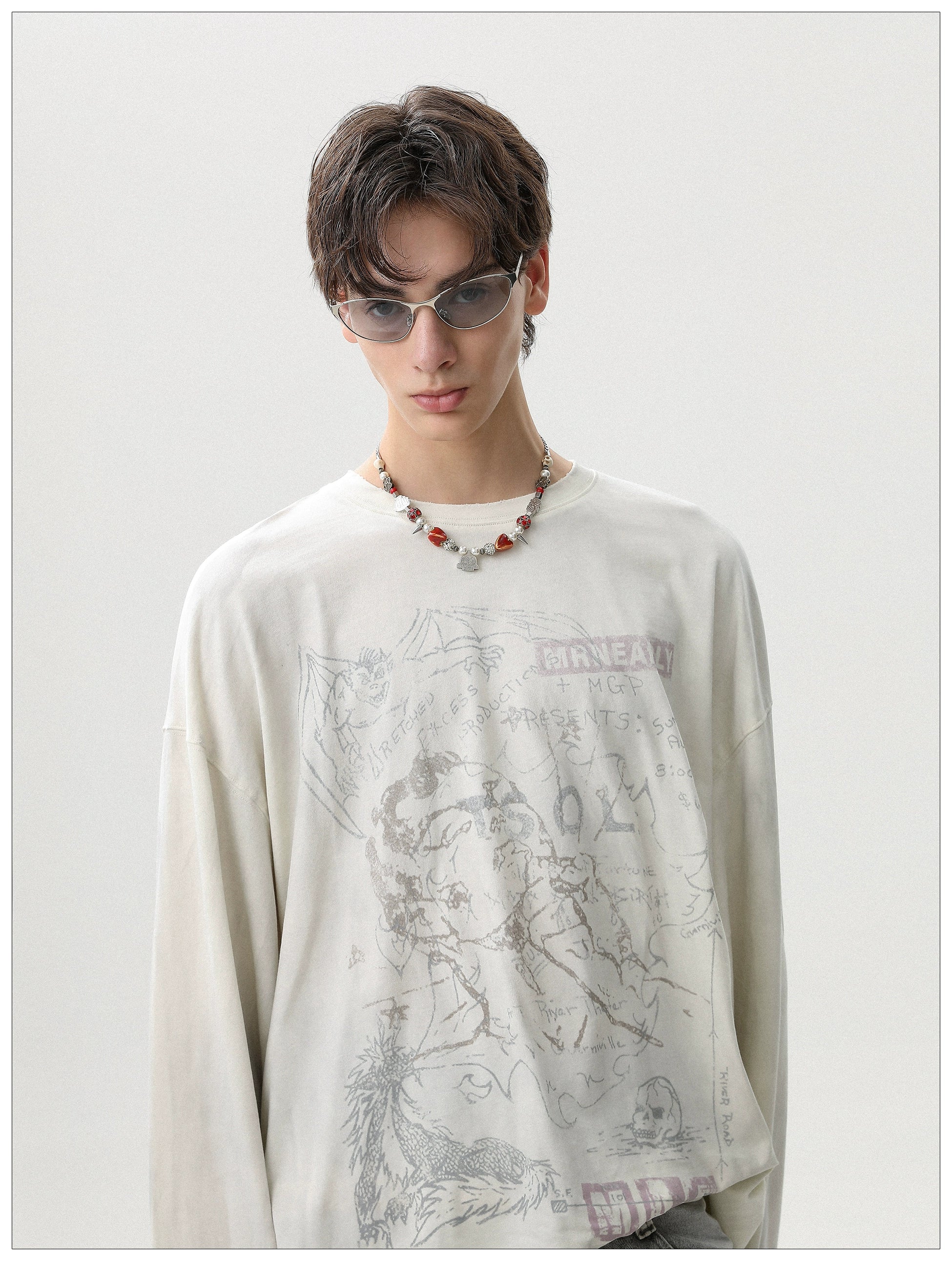 Mythic Map Sketch Long Sleeve