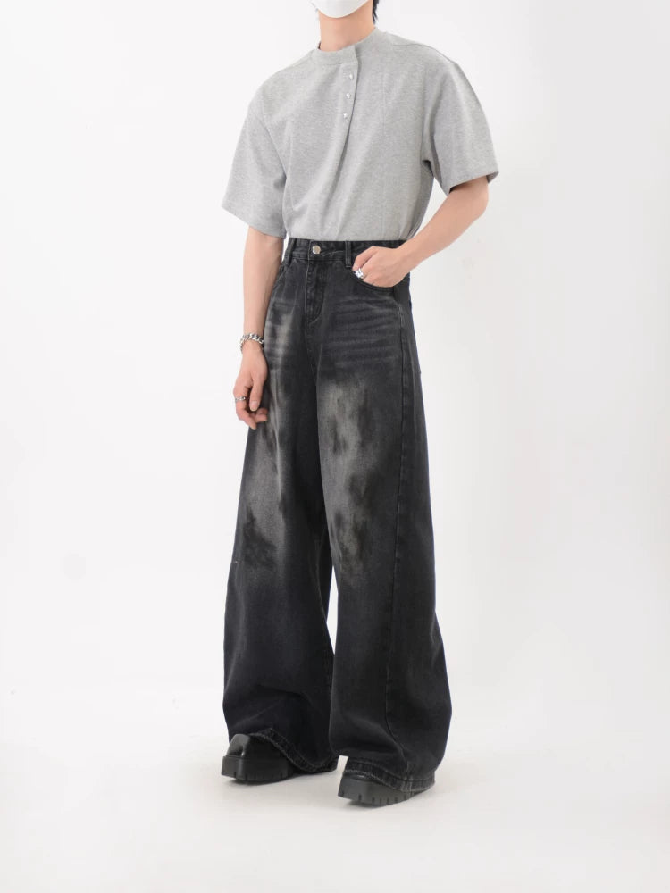 Storm Fade Wide Leg Jeans