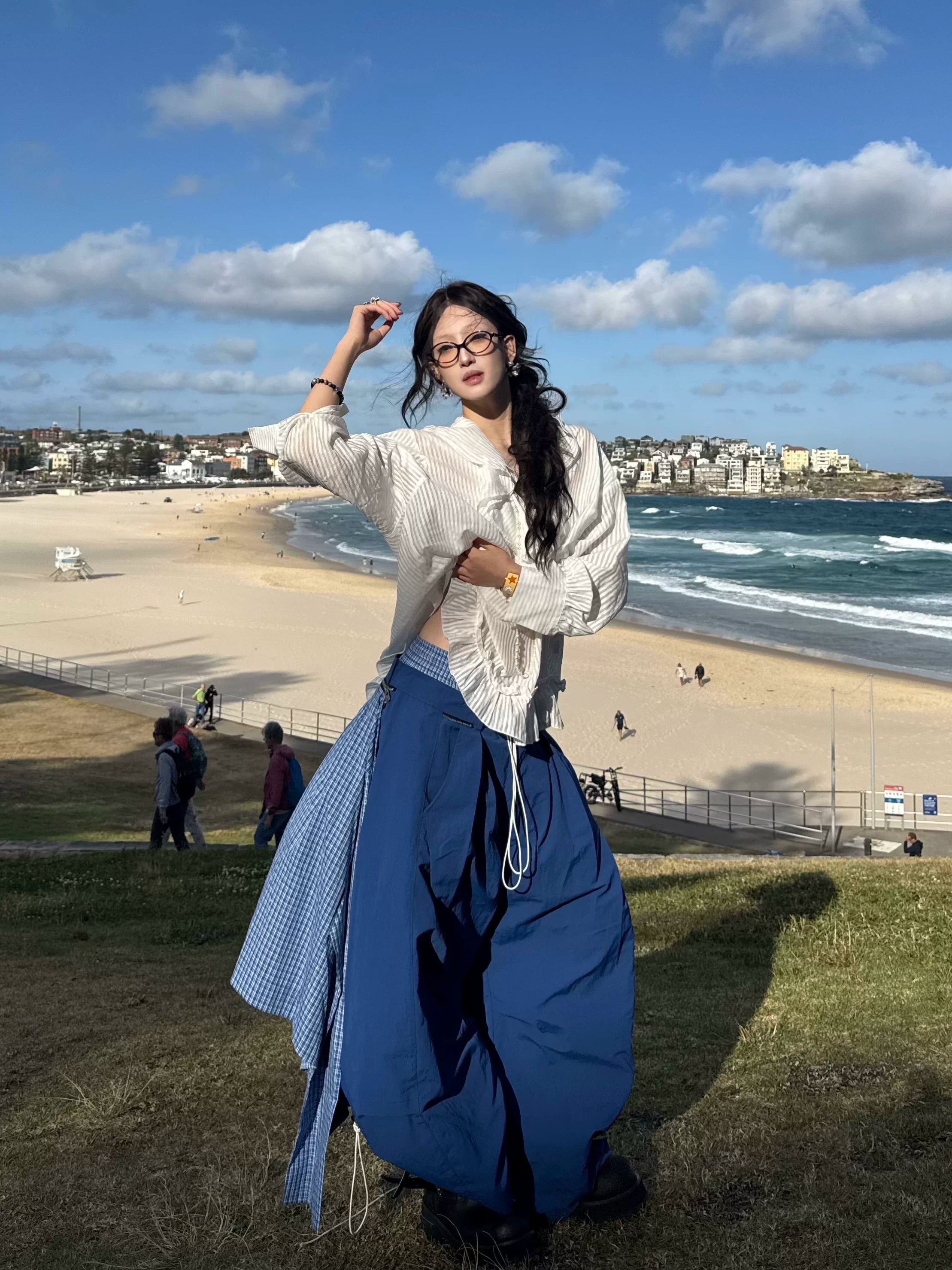 Detachable Layered Balloon Parachute Pants