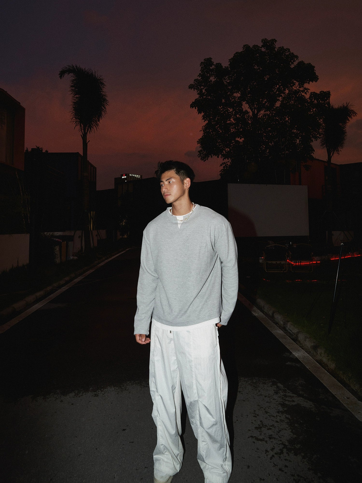 Heather Classic Cotton Sweatshirt