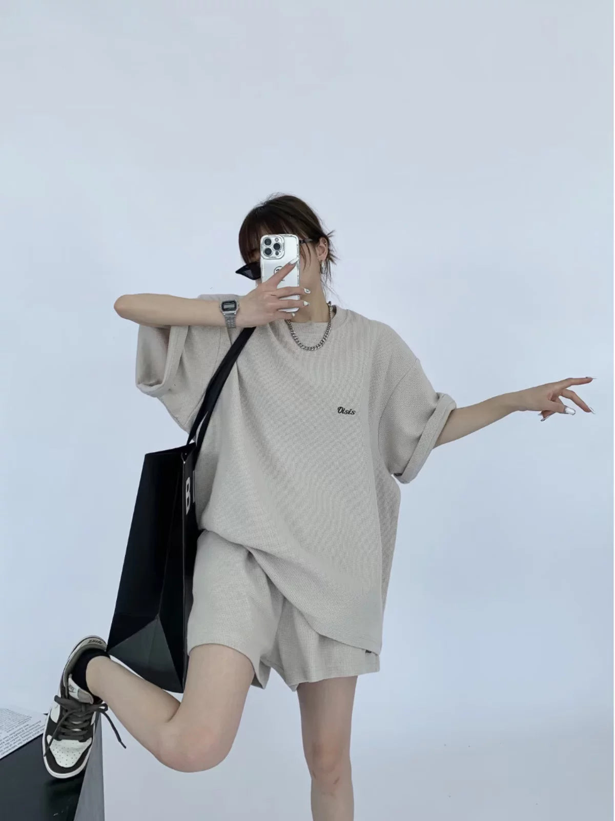 Sand Knit OISIS Lounge T-Shirt and Short Setup