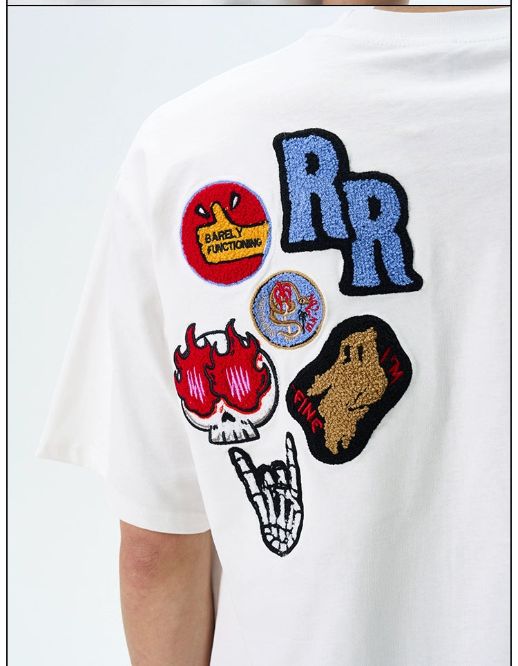 Graphic Patch "THE DOODS" T-Shirt