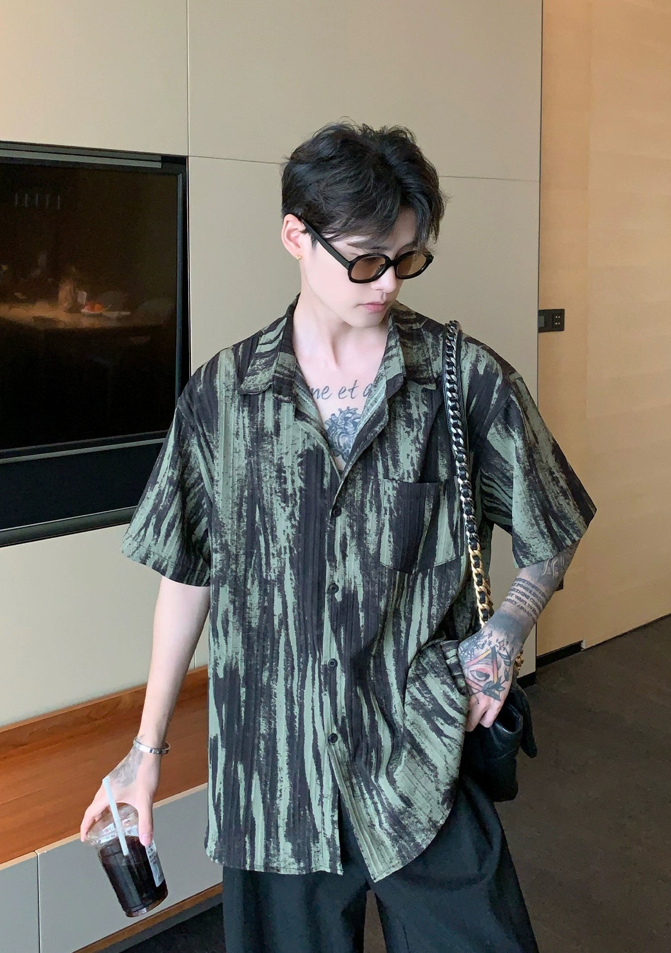 Abstract Brush Stroke Shirt