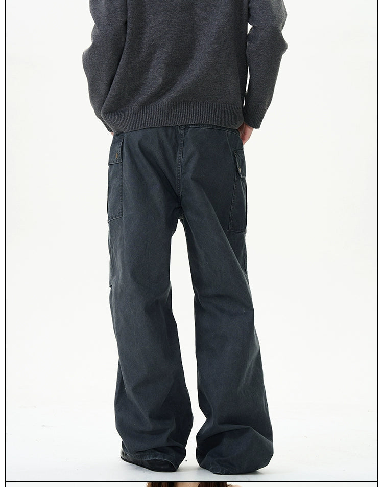 Vintage Panel Seam Wide Leg Cargo Pants