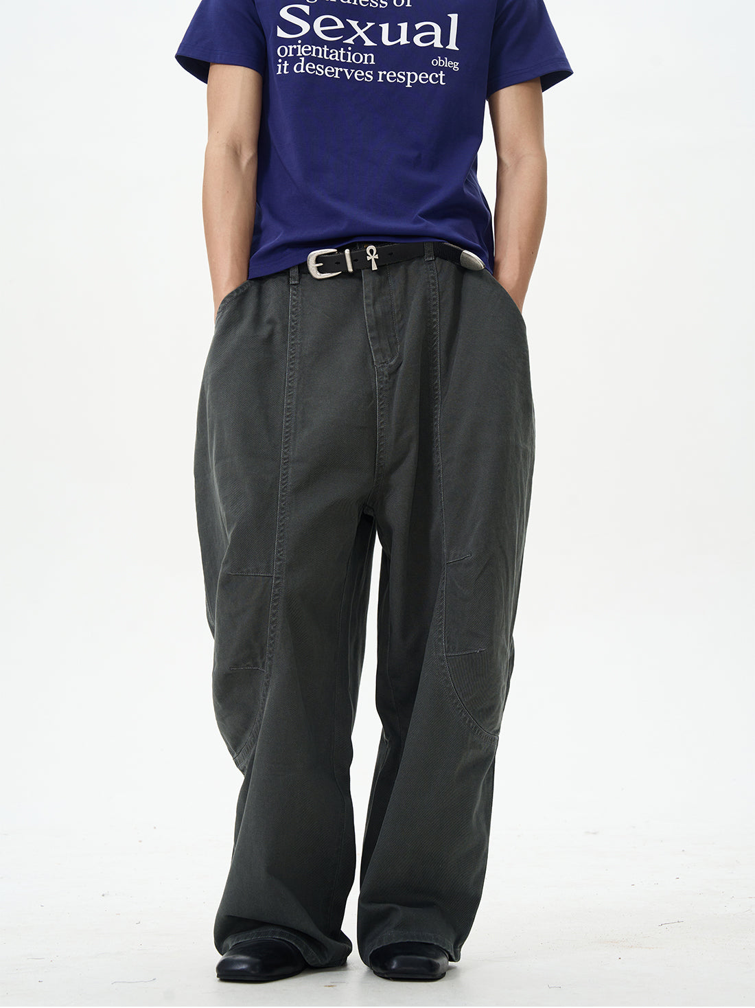 Black Baggy Oversized Skater Pants