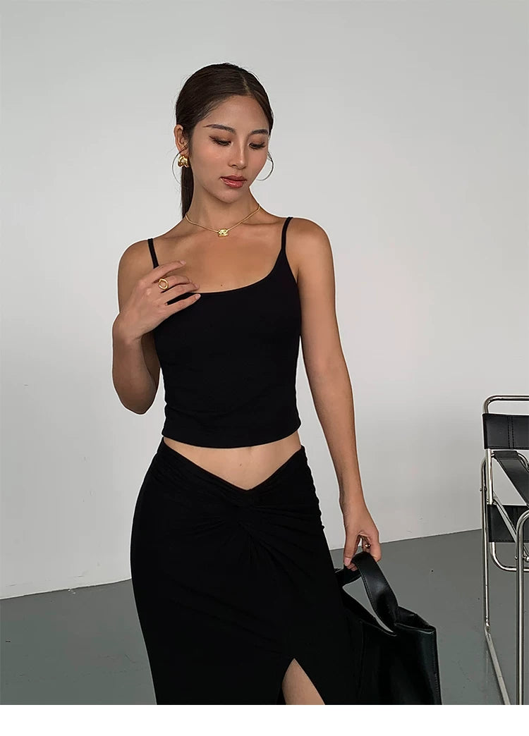 Rhythm Basics Fitted Cami Crop Top