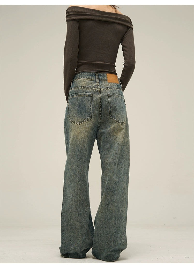 Vintage Aura Wide-Leg Jeans